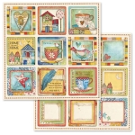 STAMPERIA PATCHWORK CARTON DE DESIGNER 30.5/30.5CM - SBB572