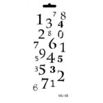 ȘABLON UNIVERSAL CADENCE 10/25CM. - MU-58
