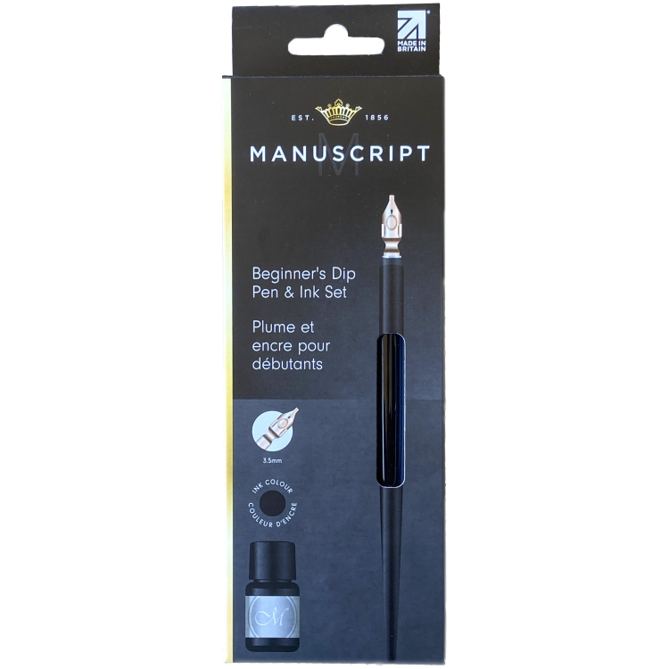 STILOU MANUSCRIS, PIX ȘI CERNEALĂ NEAGRĂ MDP260B/MDP261B - Imagine 1