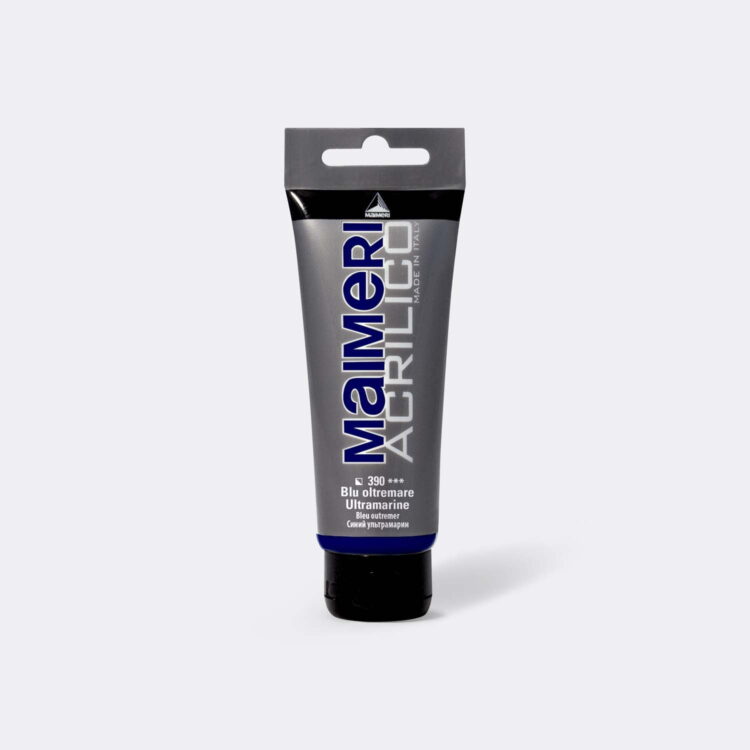 390 VOPSEA ACRILICĂ MAIMERI ACRILICO 75 ML. -ULTRAMARINE - Imagine 1