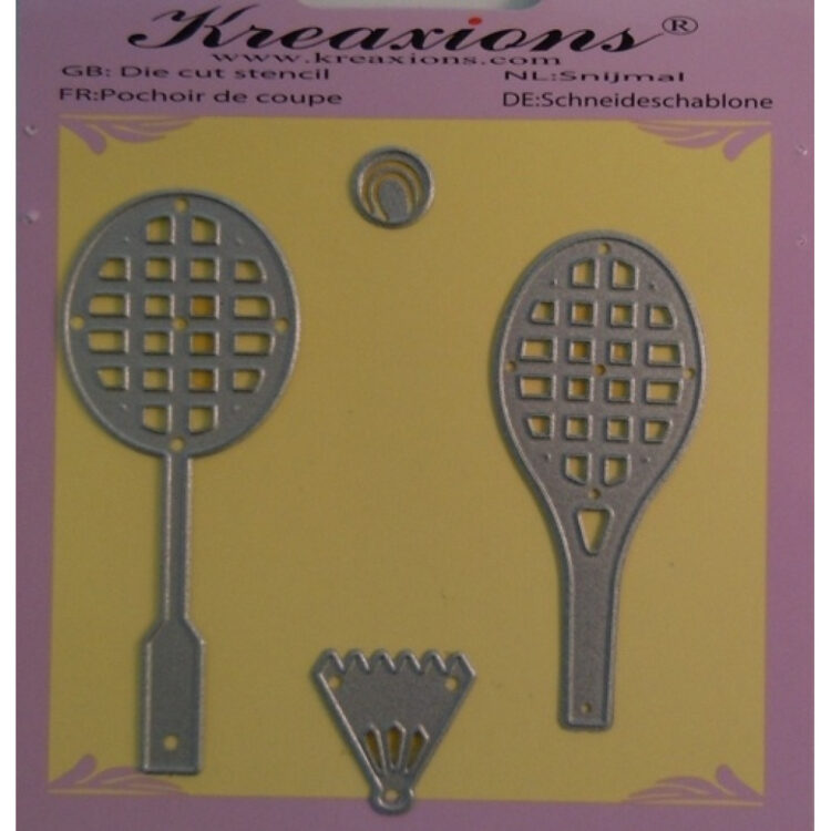 802095 KREAXIONS CUT MATRIȚE LIT172 - BADMINTON - Imagine 1