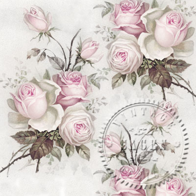 002058-110955 ȘERVEȚELE DECOUPAGE SAGEN VINTAGE 33/33 CM - 2058 - Imagine 1