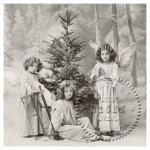 ȘERVEȚELE DECOUPAGE SAGEN VINTAGE 33/33 CM - 2082