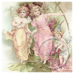 ȘERVEȚELE DECOUPAGE SAGEN VINTAGE 33/33 CM - 80016