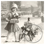 ȘERVEȚELE SAGEN VINTAGE DECOUPAGE 33/33 CM - 80022