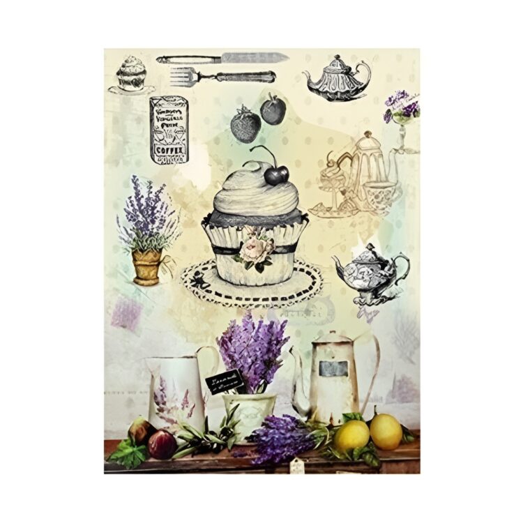 147296 HÂRTIE DE OREZ CADENCE DECOUPAGE A4 - 296 - Imagine 1
