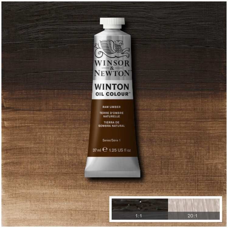 414554-91999 CU VOPSEA ÎN ULEI WINTON 37 ML. - UMBRĂ NATURALĂ - Imagine 1