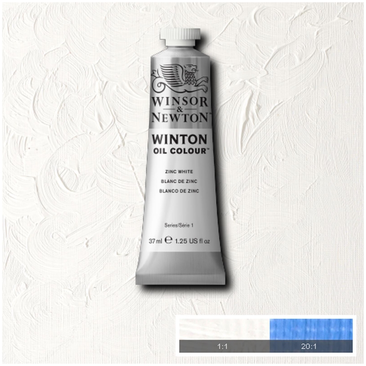 414748-92005 CU VOPSEA ÎN ULEI WINTON 37 ML. - ZINC ALB - Imagine 1