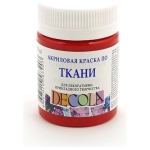 DECOLA VOPSEA TEXTILĂ ACRILICĂ 50 ML. -ROȘU