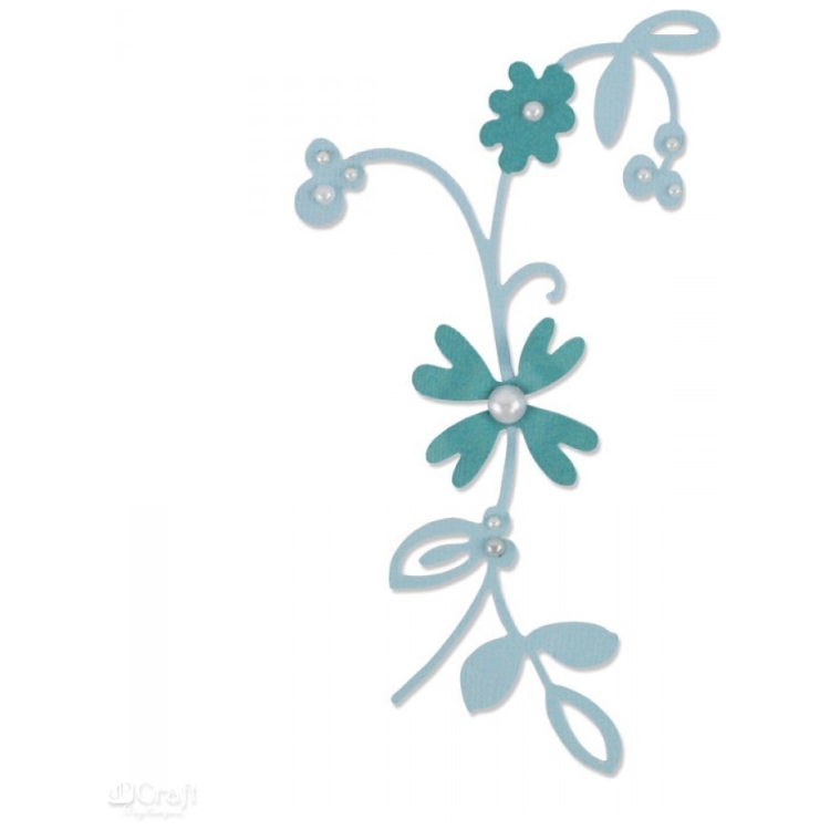 MATRIȚE DE TĂIERE SIZZIX THINLITS - FLOARE ÎNCÂNTĂTOARE - Imagine 1