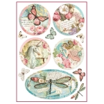 HÂRTIE DE OREZ STAMPERIA DECOUPAGE A4 - DFSA4270