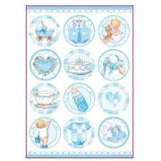 STAMPERIA BABY BOY DECOUPAGE HÂRTIE DE OREZ A4 - DFSA4291