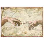 HÂRTIE DE OREZ STAMPERIA DECOUPAGE A4 - DFSA4282