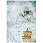 HÂRTIE DE OREZ STAMPERIA DECOUPAGE A4 - DFSA4247