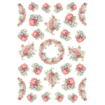 HÂRTIE DE OREZ STAMPERIA DECOUPAGE A4 - DFSA4207