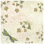 HÂRTIE DE OREZ STAMPERIA DRAGONFLY DECOUPAGE 50/50 - DFT294