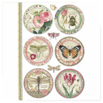 HÂRTIE DECOUPAGE STAMPERIA BOTANIC A4 - DFSA4362