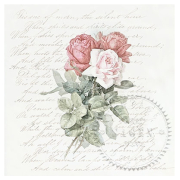 ȘERVEȚELE DECOUPAGE VINTAGE SAGEN 33/33 CM - 80083