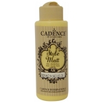 VOPSEA ACRILICĂ CADENCE STYLE MAT 120 ML. - GALBEN VANILIE 9008