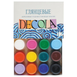 DECOLA VOPSEA ACRILICĂ LUCIU 12 X 20 ML
