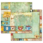 BLOC DE HÂRTIE PATCHWORK STAMPERIA 30.5/30.5CM - SBBL49 - Imagine 7