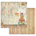 BLOC DE HÂRTIE PATCHWORK STAMPERIA 30.5/30.5CM - SBBL49 - Imagine 11