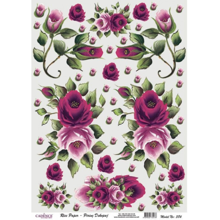 162384-14200 HÂRTIE DE OREZ CADENCE DECOUPAGE A3 - 384 - Imagine 1