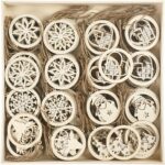 FIGURINE DE CRĂCIUN CREATIV PENTRU DECOR 8CM - 56808