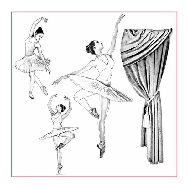 714019 STAMPERIA DANCER DECOUPAGE HÂRTIE DE OREZ 50/50 - DFTM19 - Imagine 1