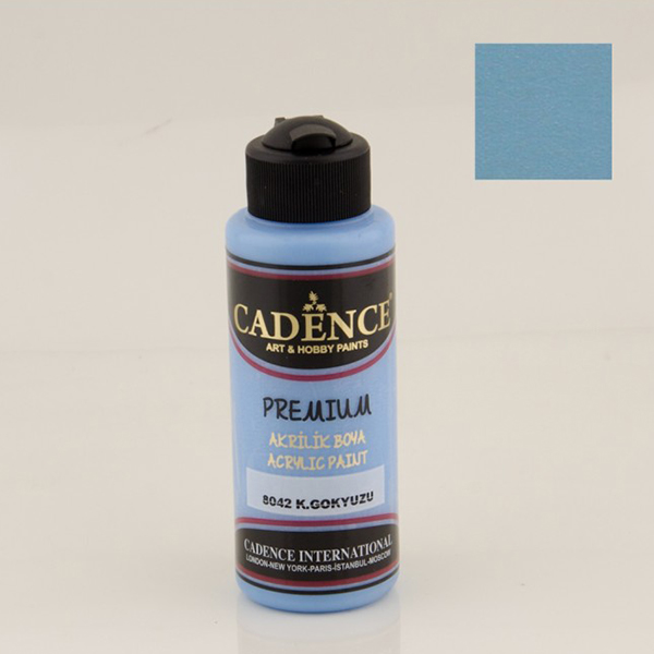 VOPSEA ACRILICĂ CADENCE PREMIUM 120 ML. - ALBASTRU DESCHIS 8042