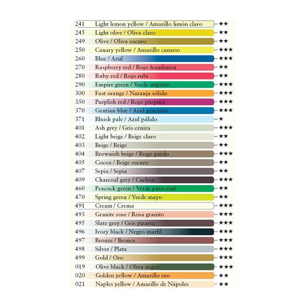 666250 CREIOANE COLORATE CARAN D'ACHE PABLO GALBEN 250 - Imagine 1