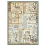 HÂRTIE DE OREZ STAMPERIA DECOUPAGE A3 - DFSA3032