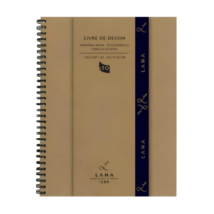 LANA SKETCHBOOK LIVRE DE DESSIN 150G, 29.7/42, A3, 50L. - Imagine 1