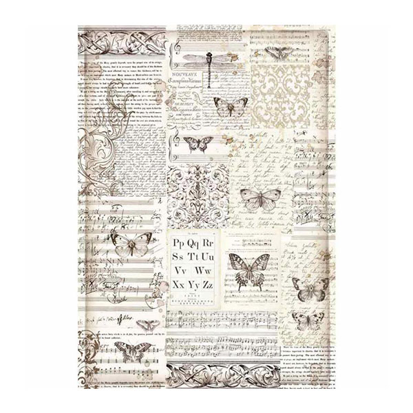 713003 HÂRTIE DE OREZ STAMPERIA DECOUPAGE A3 - DFSA3003 - Imagine 1