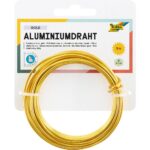 FOLIA SÂRMĂ DE ALUMINIU 2 MM X 5 M - AURIU