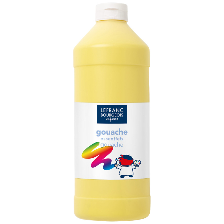 L&B TEMPERA PAINT 1 LITRU - GALBEN 188513 - Imagine 1