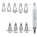 ACCESORII COPIC - VÂRF DE MARKER ROTUND - Imagine 2