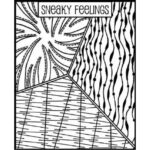 HELEN BREIL DESIGNS RUBBER STAMP - SNEAKY FEELINGS