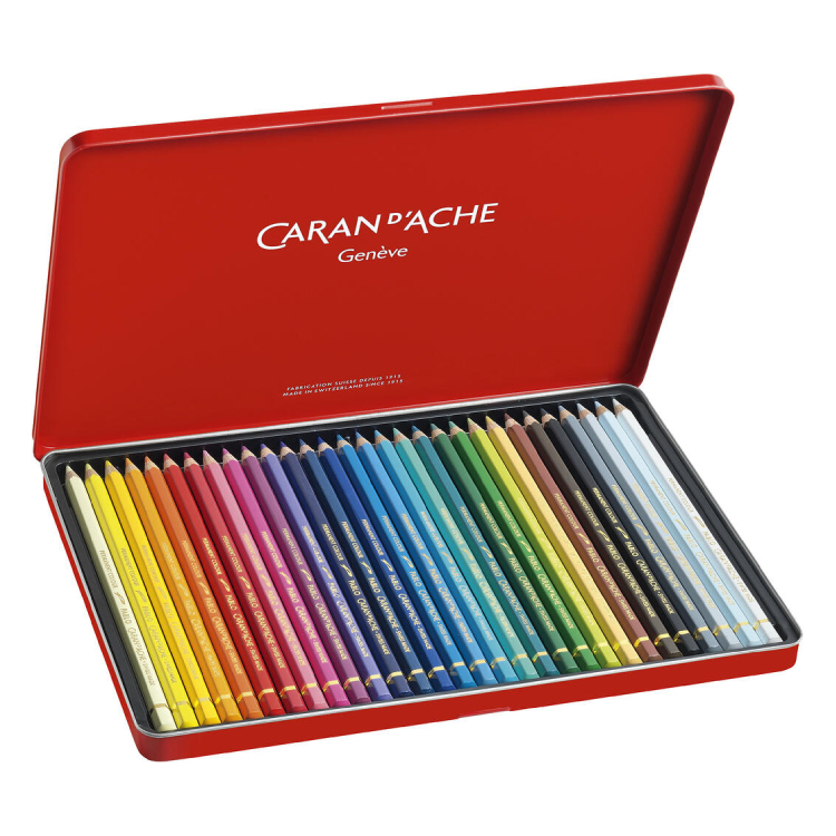 CARAN D'ACHE CREIOANE COLORATE PABLO SET 30 CULORI - Imagine 2