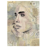 STAMPERIA WANDERING MIND DECOUPAGE HÂRTIE A4 - DFSA4375