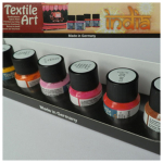 VOPSEA TEXTILĂ NERCHAU PENTRU SUPRAFAȚĂ ÎNTUNECATĂ INDIA 6X20ML