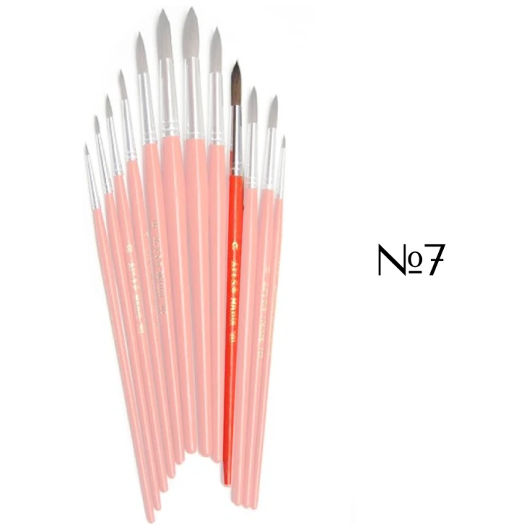 701007 MANIA BRUSH PONY ROUND No7 - Imagine 1