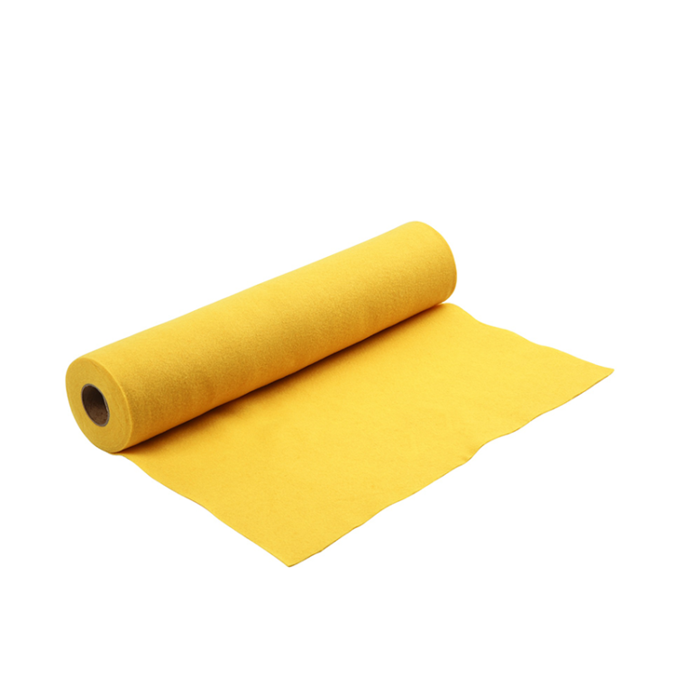 450040-88401 PÂSLĂ ACRILICĂ CREATIV PE METRU 1 M. X 46 CM. 1,5 MM. -GALBEN - Imagine 1