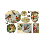 STAMPERIA ROMANTIC CHRISTMAS DECOUPAGE PAPER 48/33 - DFS229