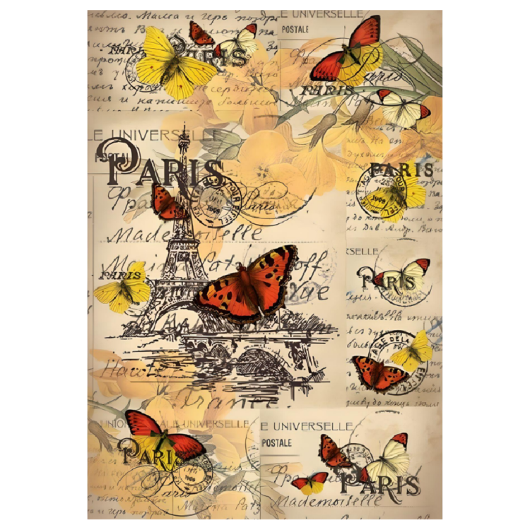 HÂRTIE DE OREZ CADENCE DECOUPAGE A4 - 195 - Imagine 1