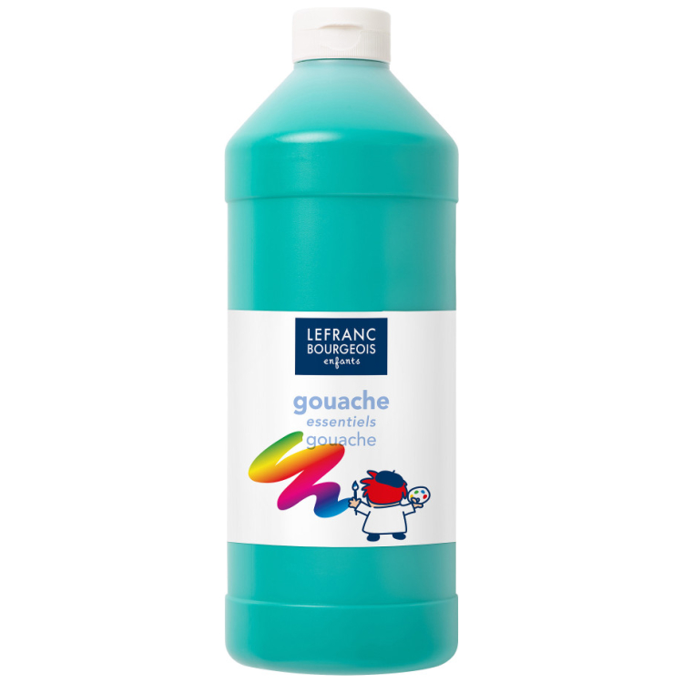 188521 L&B TEMPERA PAINT 1 LITRU - VERDE ÎNCHIS 188521 - Imagine 1
