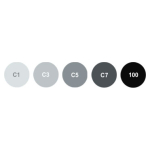 COPIC CIAO SET - 5+1 TONURI RECI DE GRI - Imagine 2