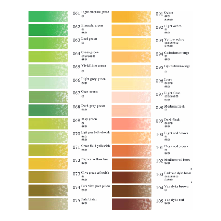 MUNGYO PASTEL USCAT GRI CALD MPL 111 - Imagine 3