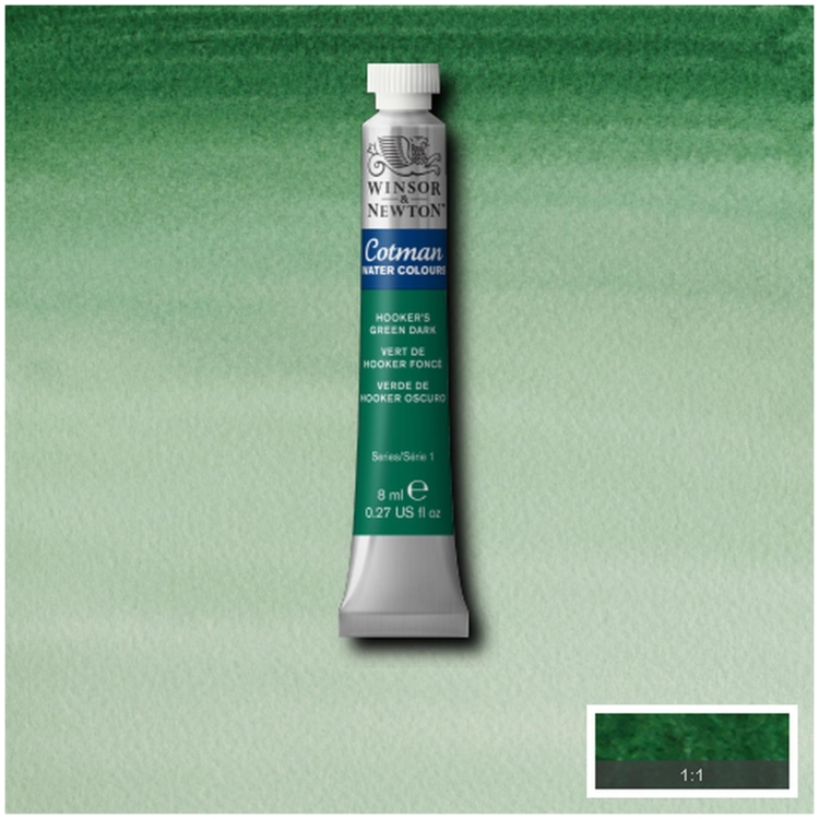 CU VOPSEA ACUARELĂ COTMAN 8 ML. - VERDE ÎNCHIS 8840094 - Imagine 2