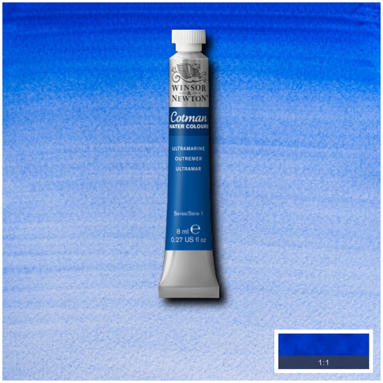 CU VOPSEA ACUARELĂ COTMAN 8 ML. - ULTRAMARIN - 8840115 - Imagine 2